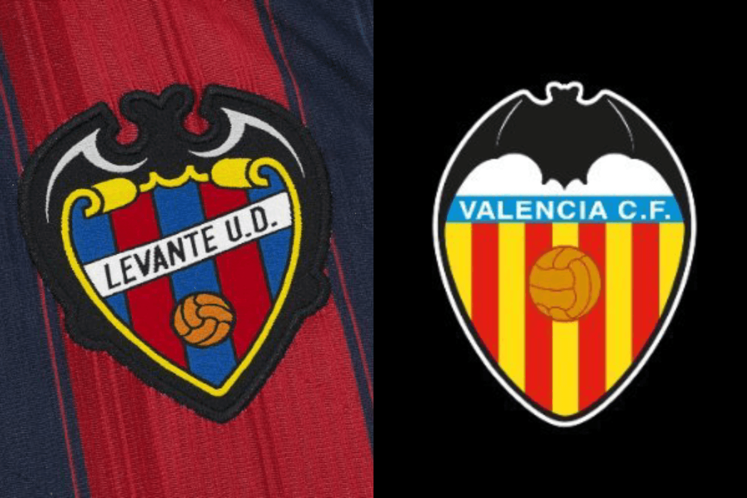 Levante e Valencia possuem morcegos nos respectivos brasões