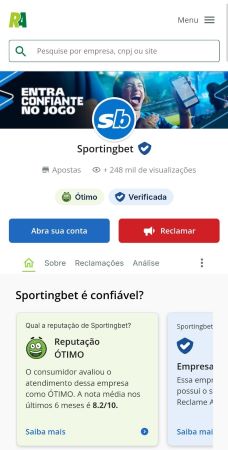 Sportingbet - Reclame Aqui