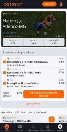 Casa de aposta com saque rápido Betsson