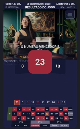 Roleta ao vivo com crupiê em destaque