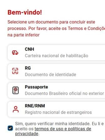 Verificação de conta BateuBet