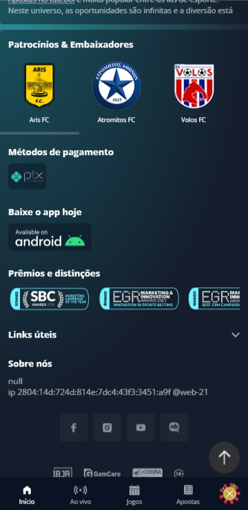 Parceiros patrocinados na Novibet