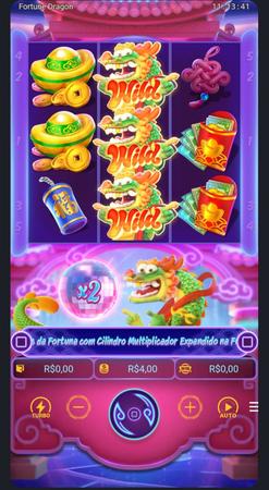 Slot Fortune Dragon com tema asiático, dragões dourados e multiplicadores wild.