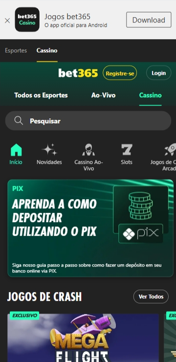 Página inicial do Cassino bet365 com guia de com odepositar com Pix