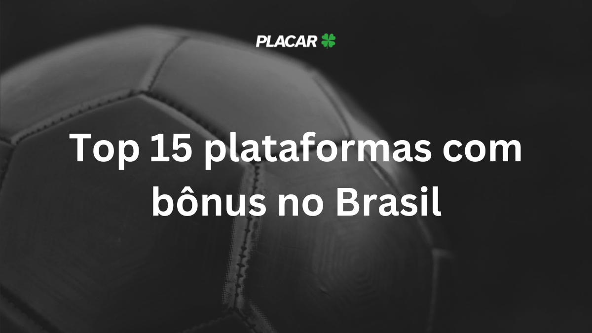 Plataformas com bônus em Novembro de 2025