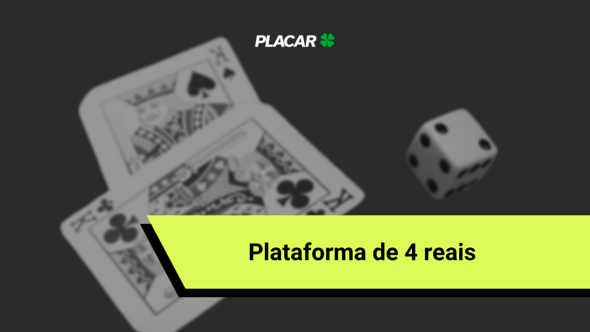 Plataforma de 4 reais: top 6 casas de aposta com depósito baixo