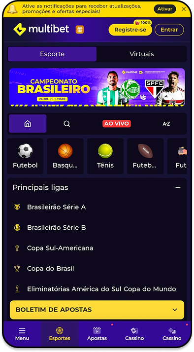 Casa de apostas Multibet com odds turbinadas para o jogo Chelsea vs Djurgardens IF na UEFA Conference League, apostas ao vivo em partidas da 1ª Divisão do Azerbaijão e menu inferior com seções de esportes e cassino.