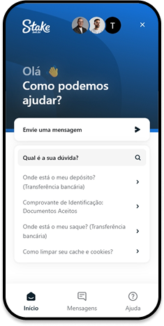 Stake central de ajuda