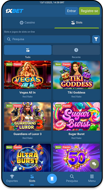 Jogos de cassino da 1xbet com destaque para o Guardians Luxor