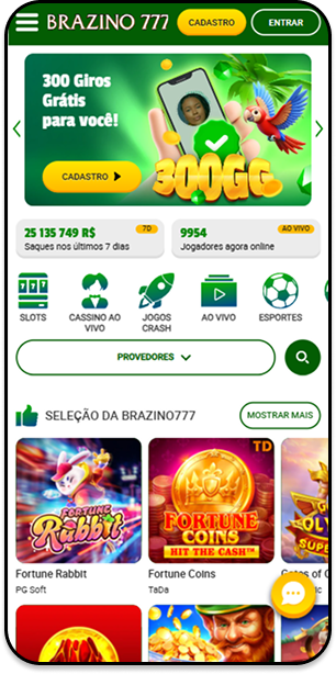 Cassino Brazino777 com mais de 7000 jogos de cassino
