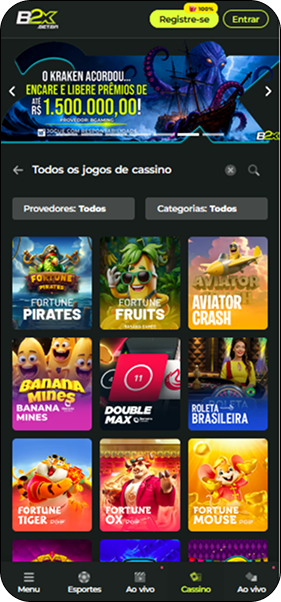 Cassino B2xbet com torneios valendo prêmios em dinheiro