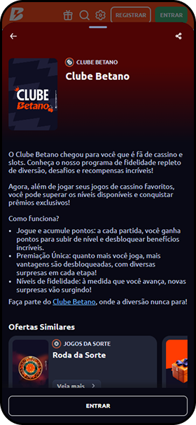 Clube Betano programa de fidelidade com pontos, níveis e benefícios exclusivos para jogadores
