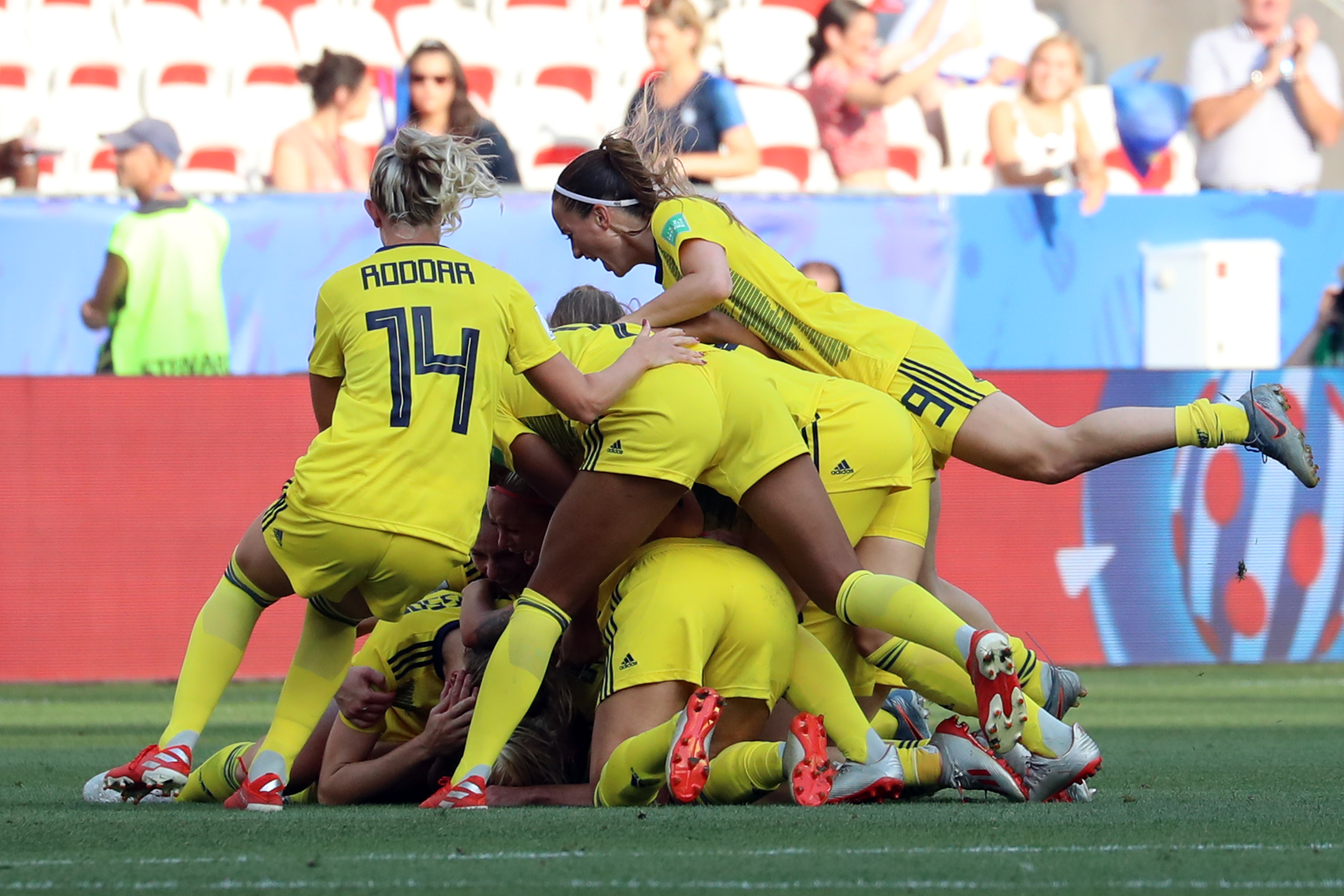 Suécia garante terceiro lugar do Mundial feminino de futebol