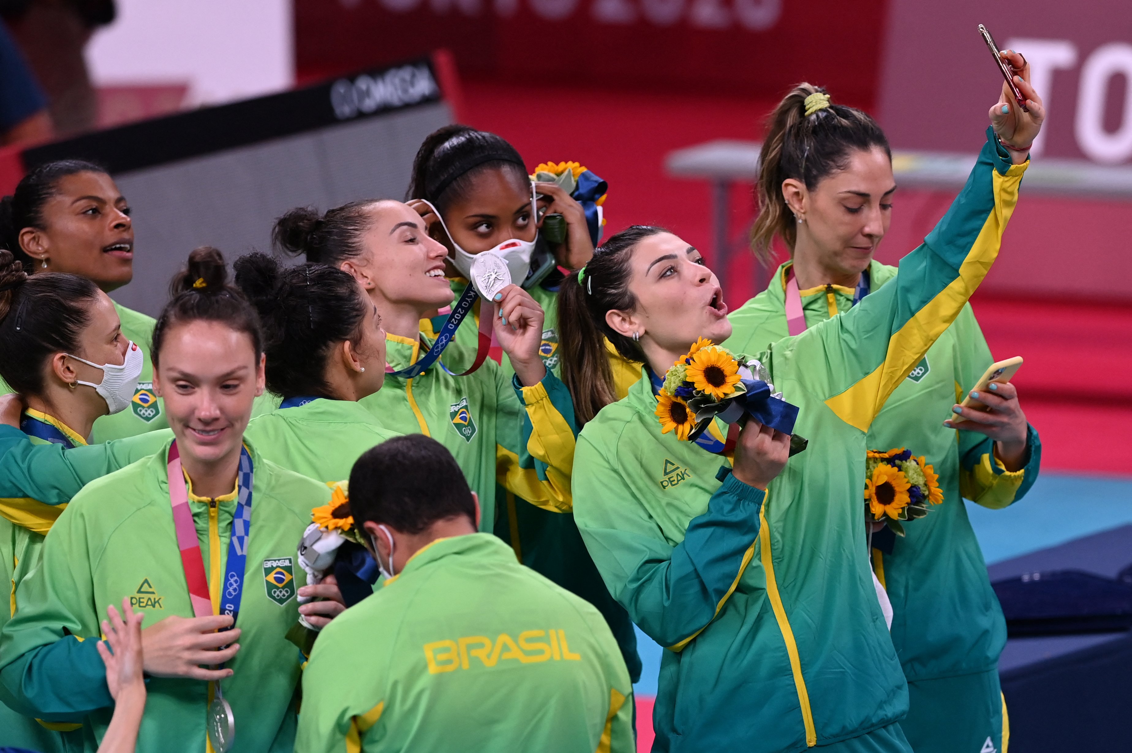 Fotos: Brasil fica com a prata no vôlei feminino