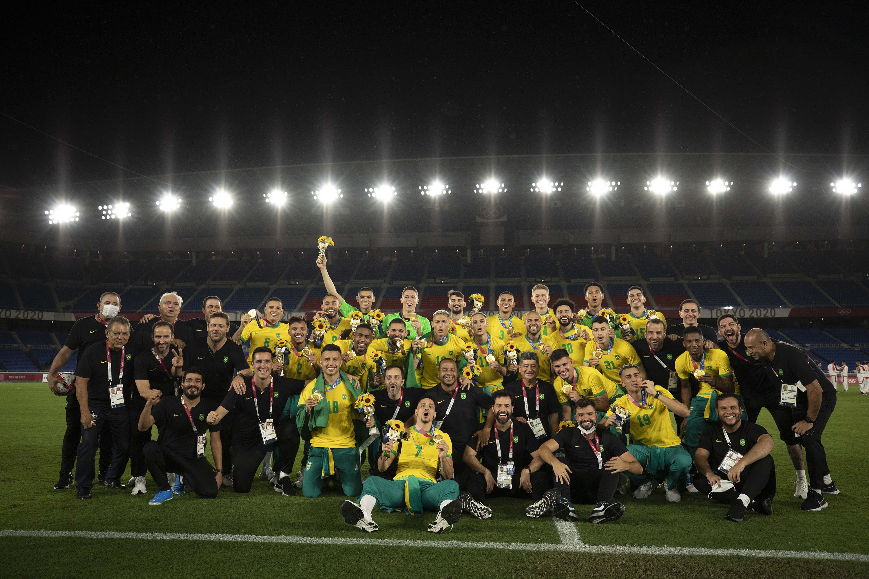 Fotos: Brasil conquista o ouro no futebol