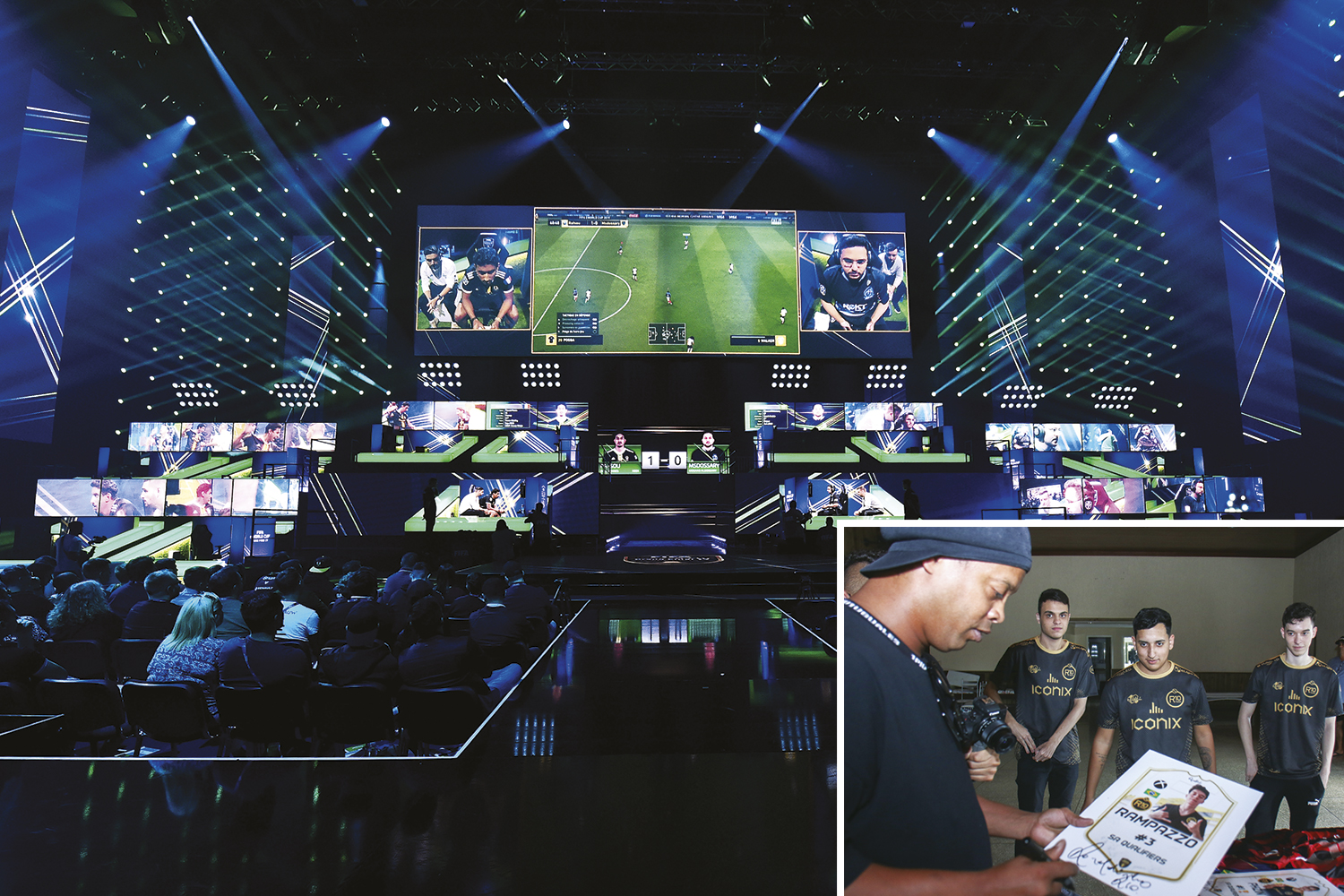 O e-futebol, modalidade virtual do esporte, atrai mais praticantes