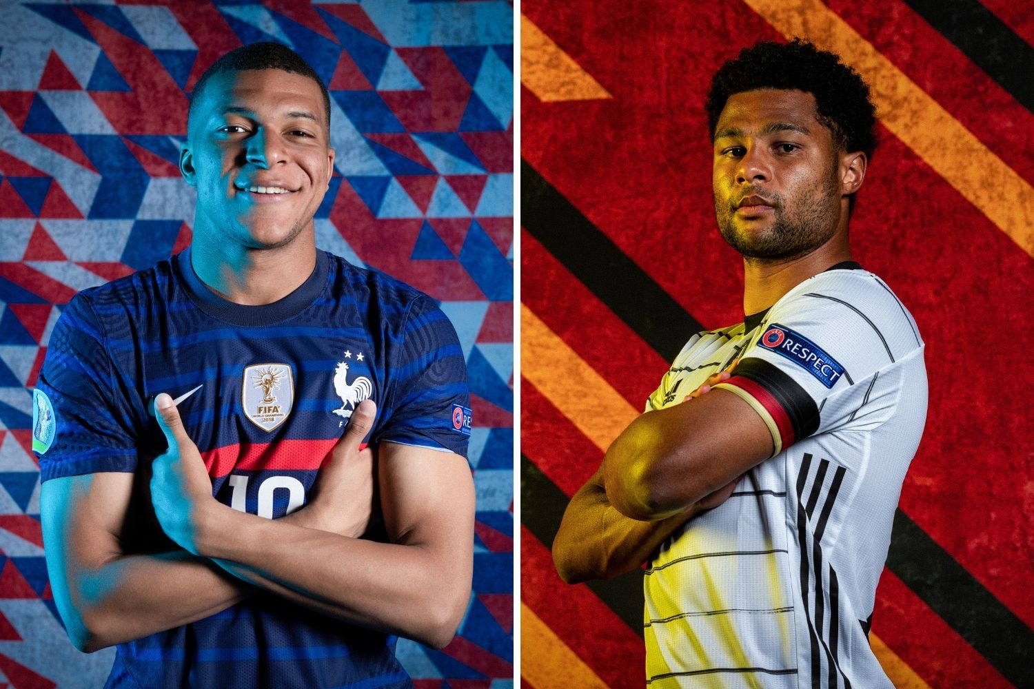 Kylian Mbappe e Serge Gnabry, destaques de França e Alemanha na Euro -