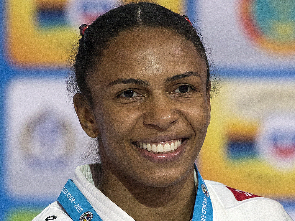 Érika Miranda, medalha de bronze no Mundial de Judô, no Cazaquistão