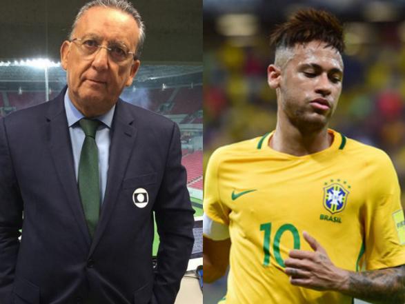 Galvão Bueno critica baladas e postura de Neymar