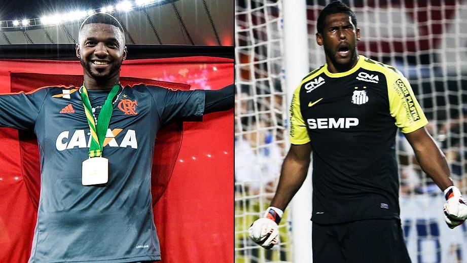 Goleiros no mercado: Felipe é demitido do Flamengo e Aranha se desliga do Santos