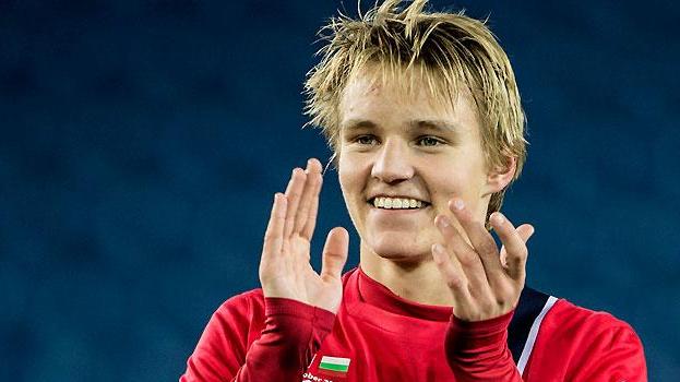 Martin Odegaard estreou pela seleçao adulta da Noruega com apenas 15 anos