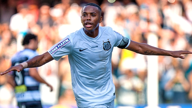 Santos deve contar com Robinho em jogo contra Palmeiras