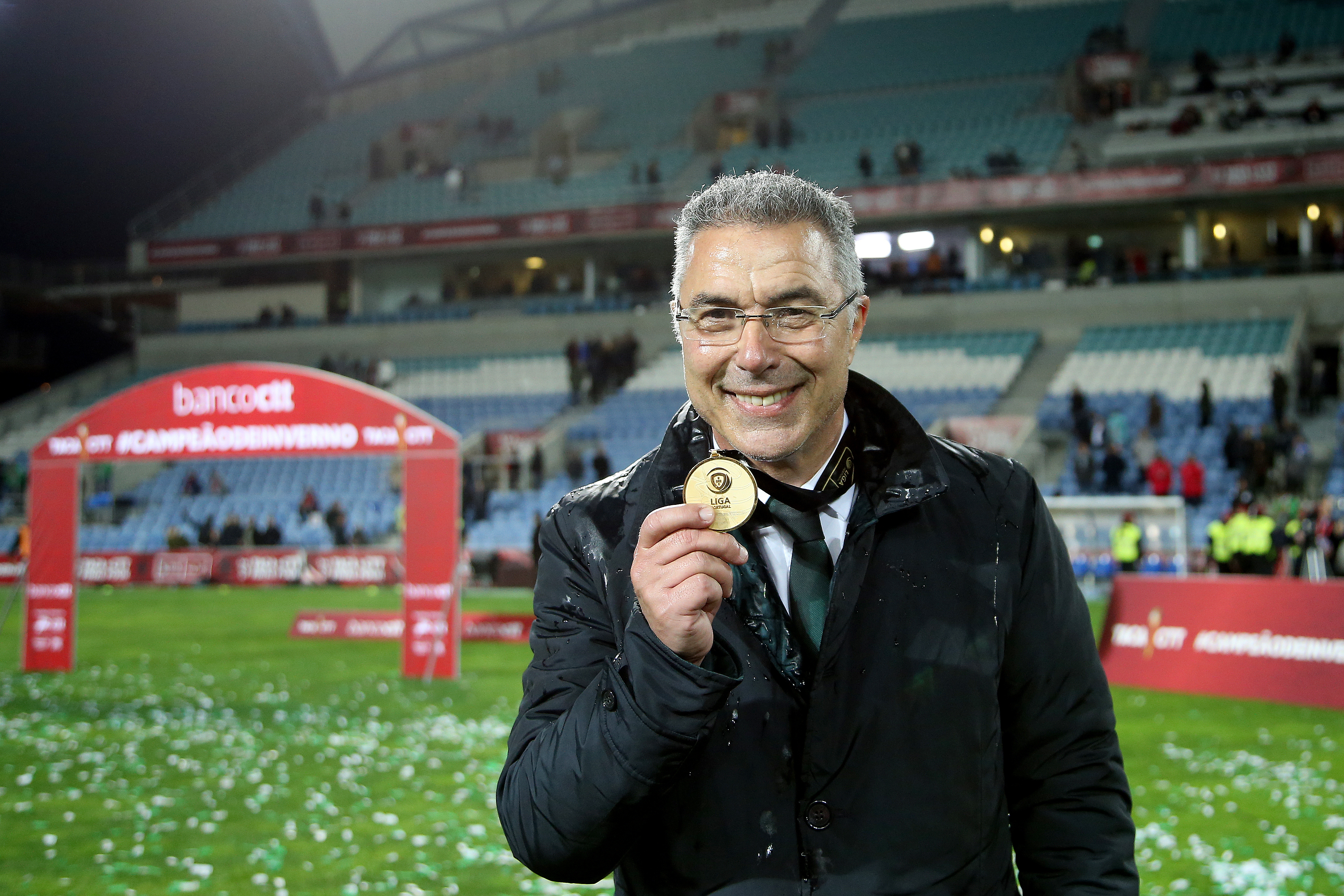 Augusto Inácio conquistou a Taça da Liga de Portugal em 2016 com o Moreirense: experiência no Brasil durou apenas dois meses