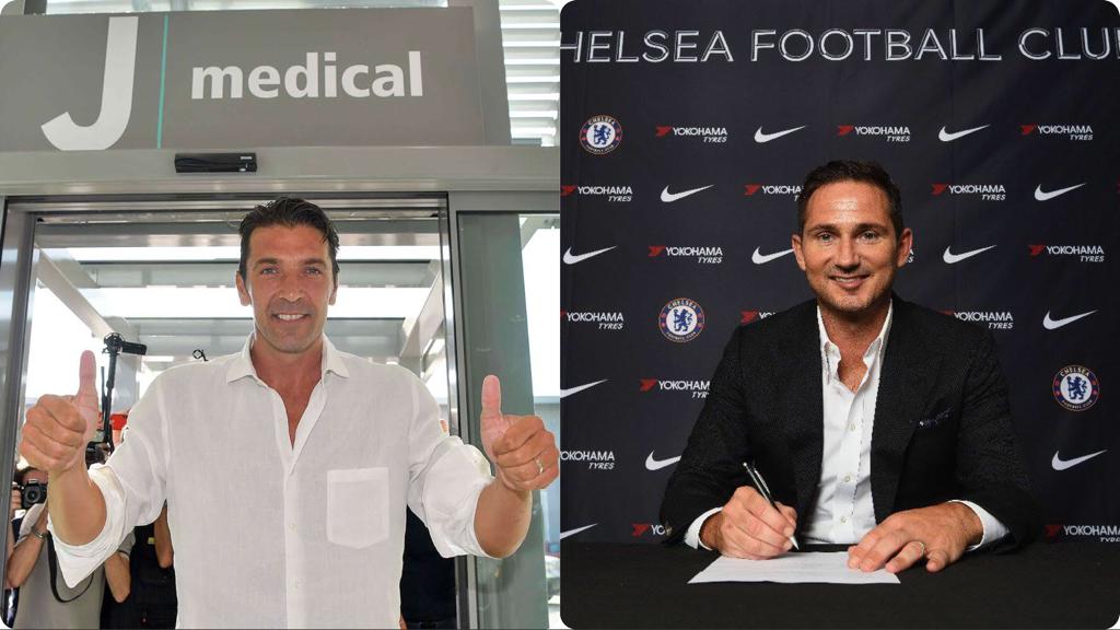 Juventus e Chelsea acertam retorno dos ídolos Buffon e Lampard