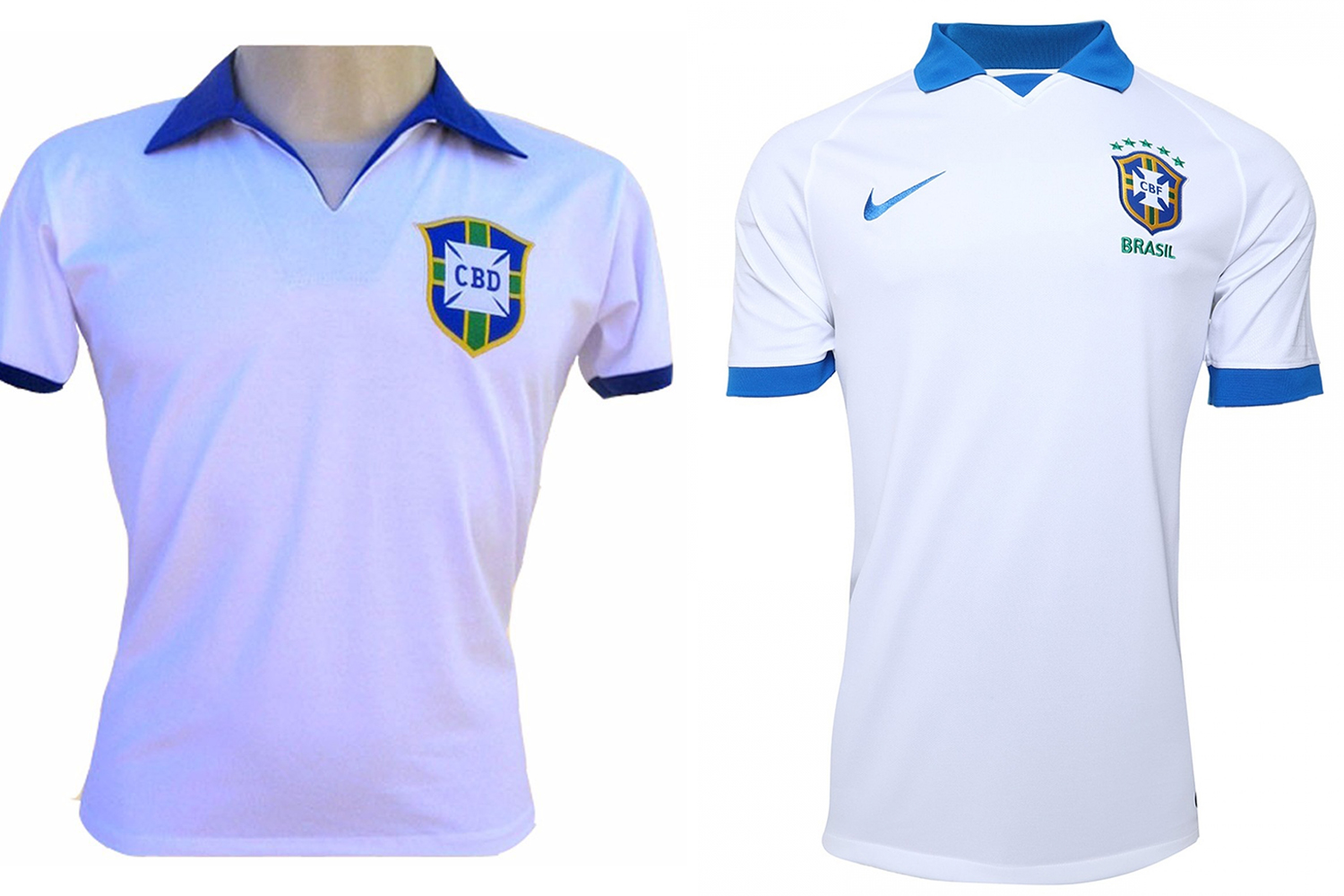 Azarada? A história da camisa branca da seleção brasileira