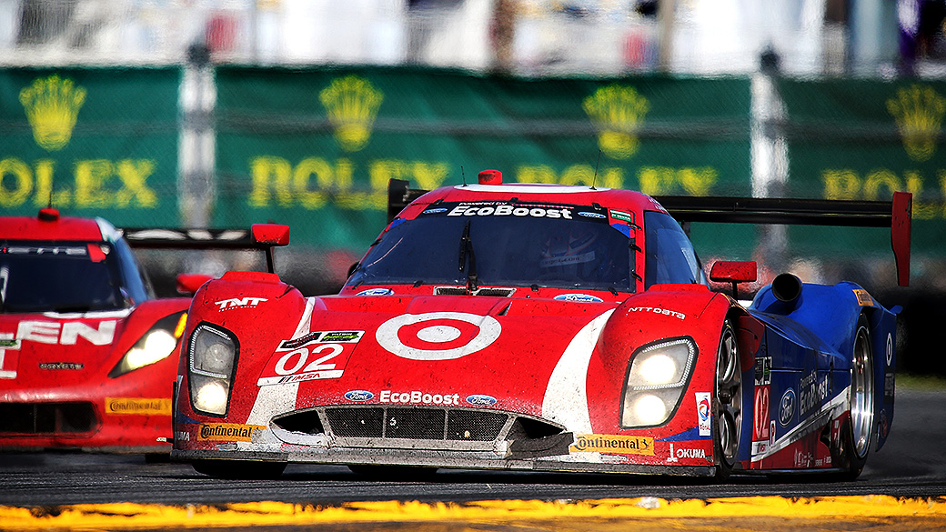 O carro da equipe de Tony Kanaan nas 24 Horas de Daytona