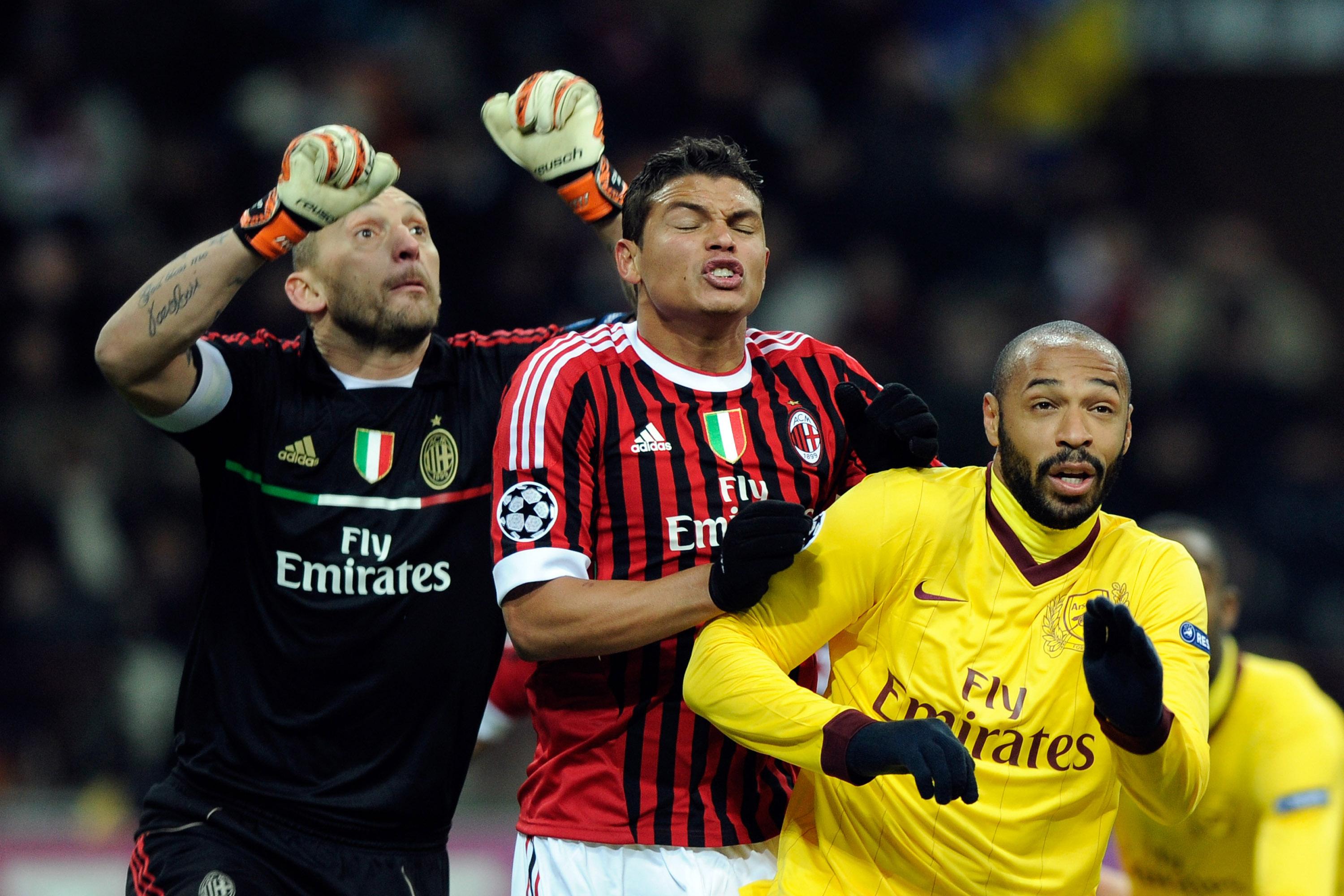 Milan v Arsenal - Liga dos Campeões 2012