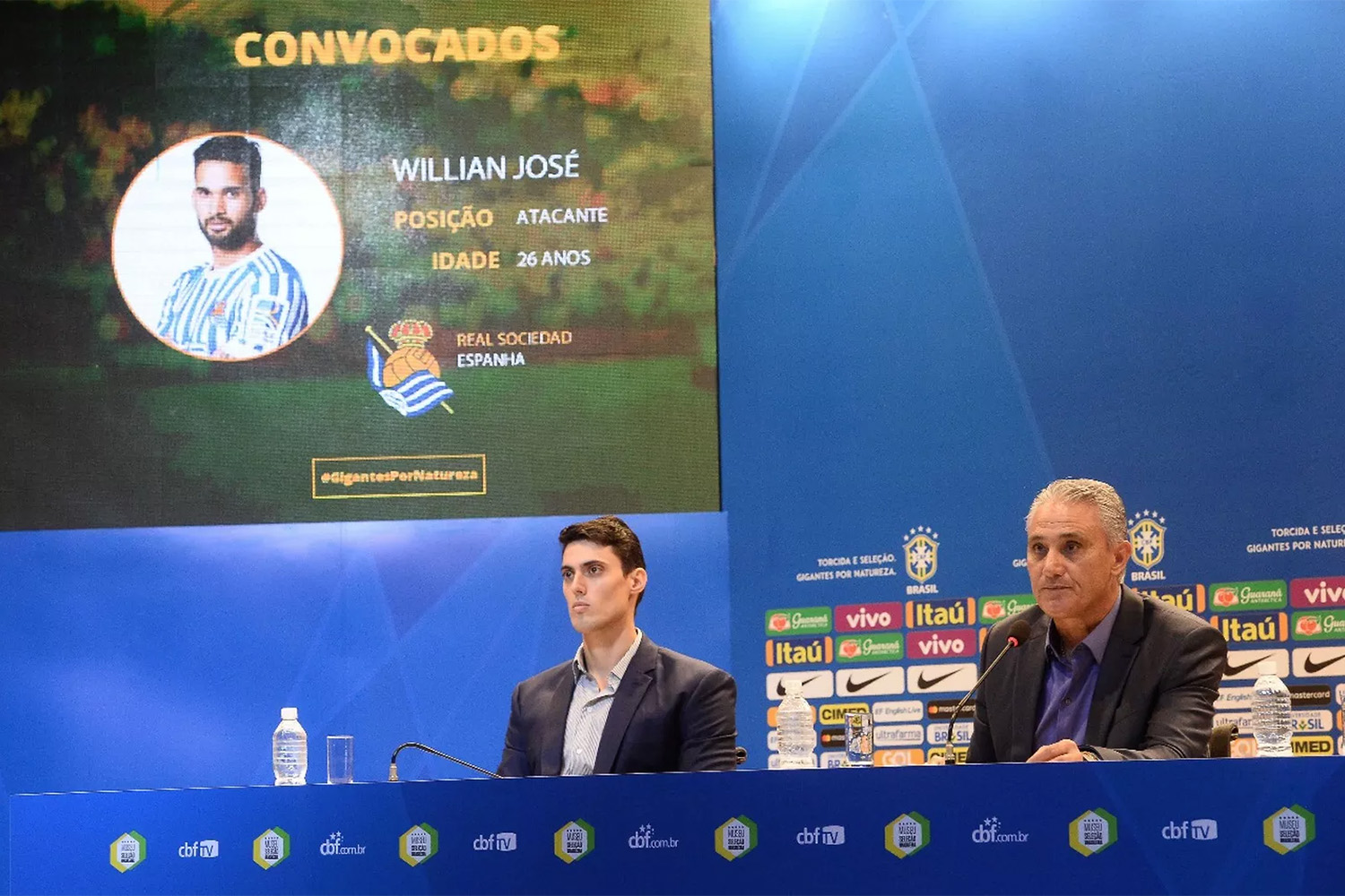Tite explica convocação de Willian José e elogia Geromel