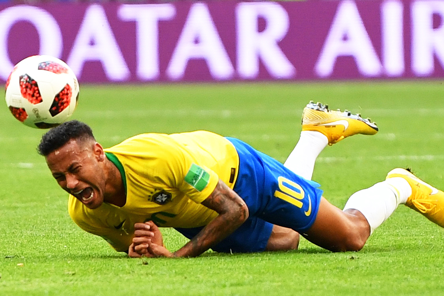 Neymar foi criticado por cai-cai na Rússia -