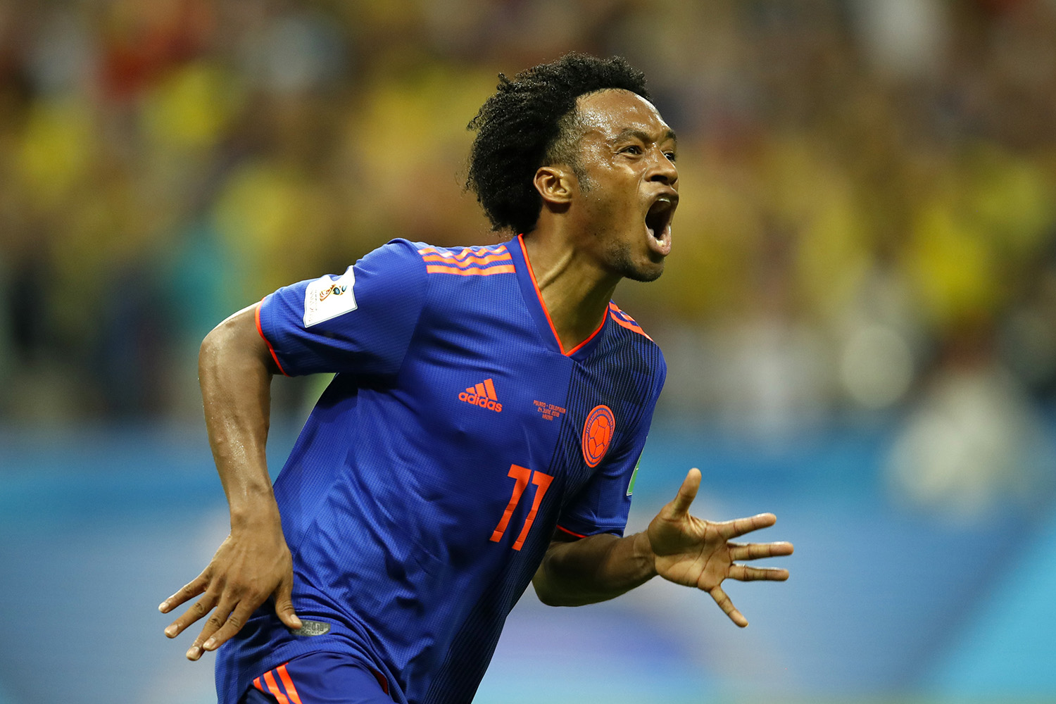 Juan Cuadrado disputou as Copas de 2014 e 2018 pela Colômbia