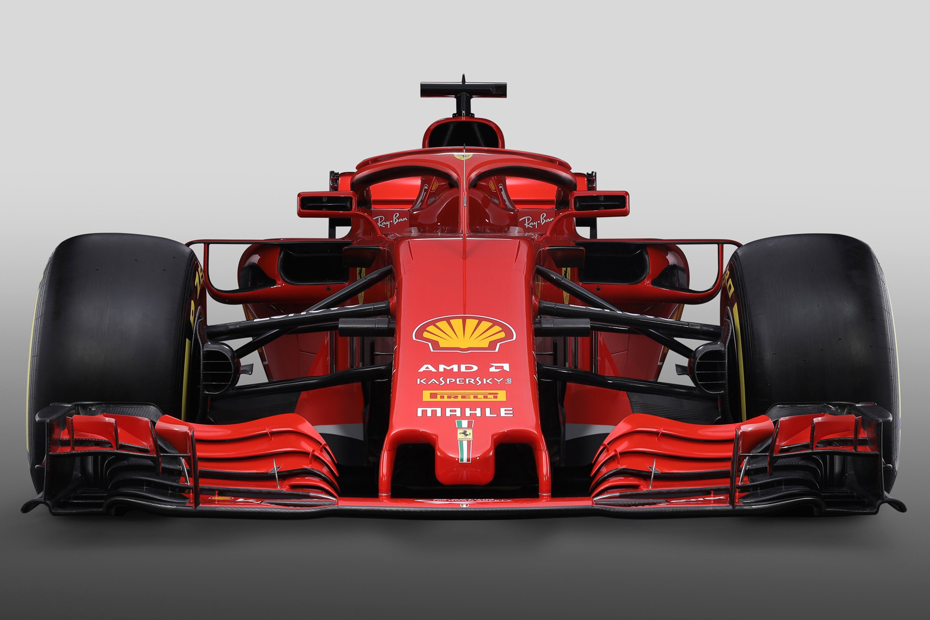 Carro de corrida vermelho, carro de Fórmula 1 Scuderia Ferrari