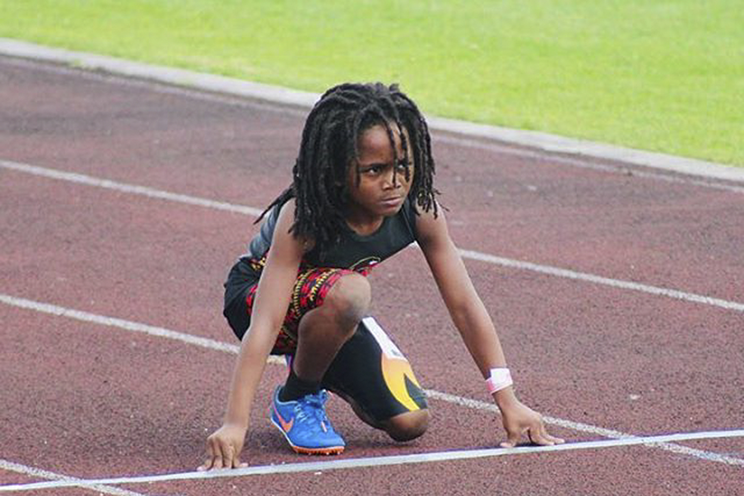 ‘Mini Usain Bolt’: garoto de 7 anos impressiona em provas de velocidade