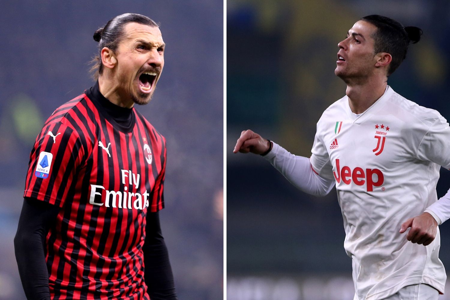 Ibra e Cristiano duelam na Copa Itália: como assistir a Milan x Juventus