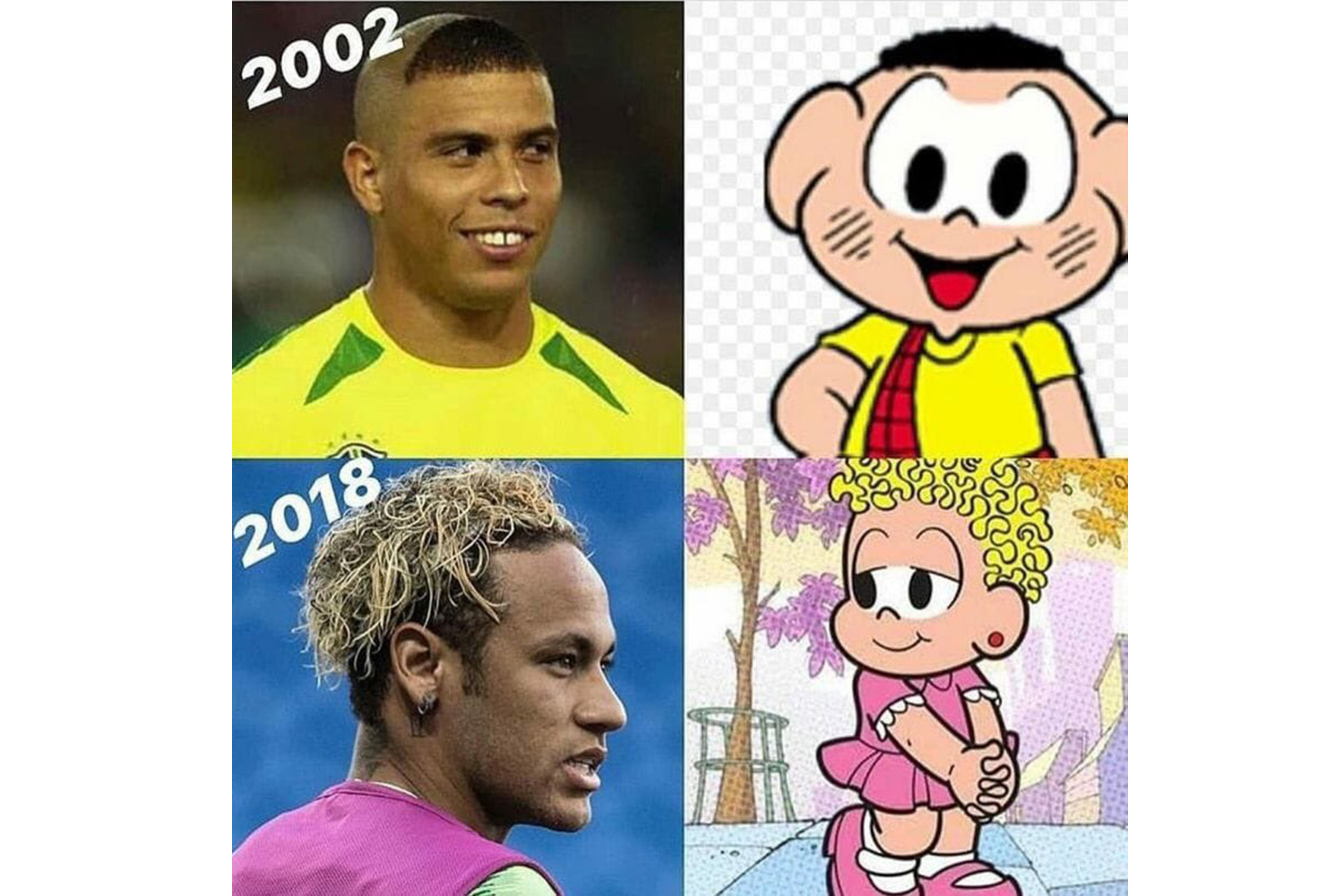 Novo cabelo de Neymar vira piada nas redes sociais