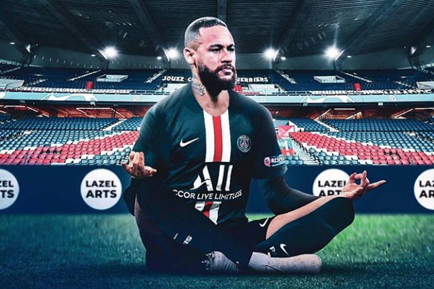 O camisa 10 do PSG imitou comemoração de Haaland -
