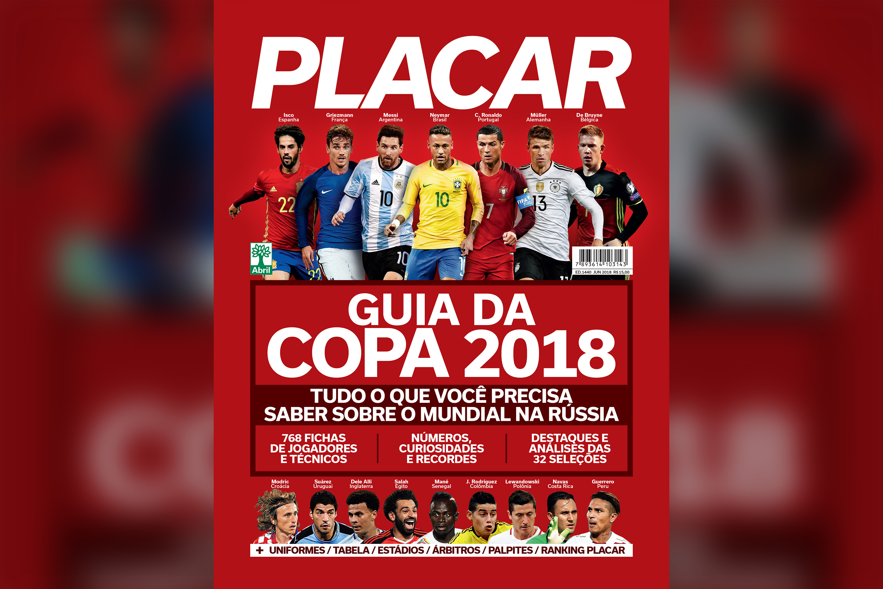 Espanha – Poster 18″x 24″ Calendário-Placar da Copa do Mundo 2018 –  Brazilian Wave