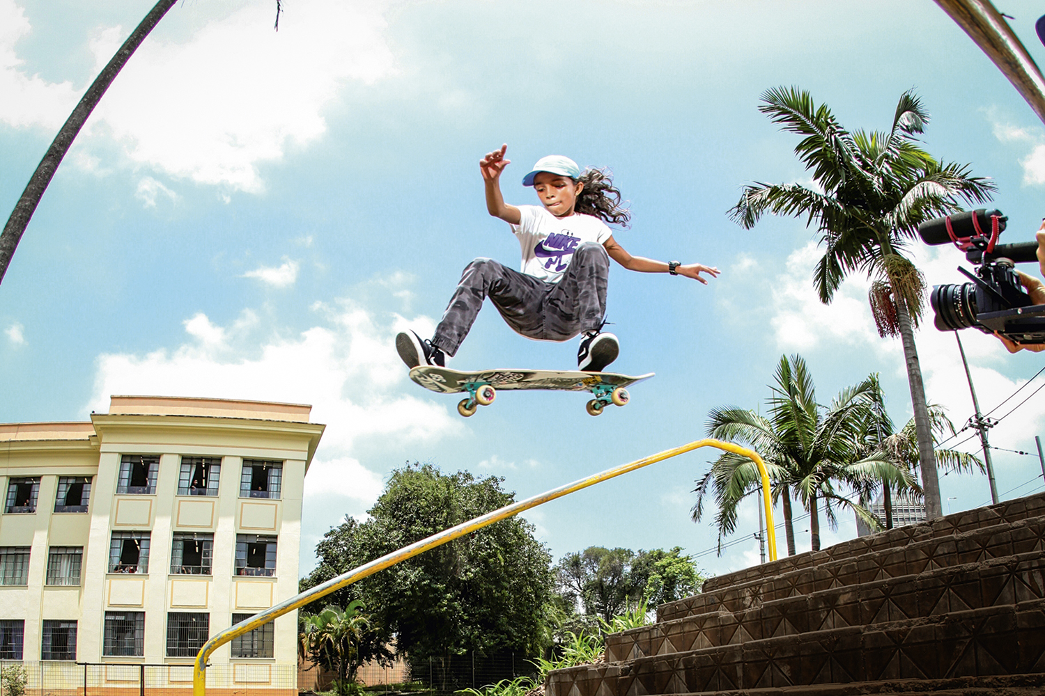 Conheça a dupla do skate park que é esperança de medalha do