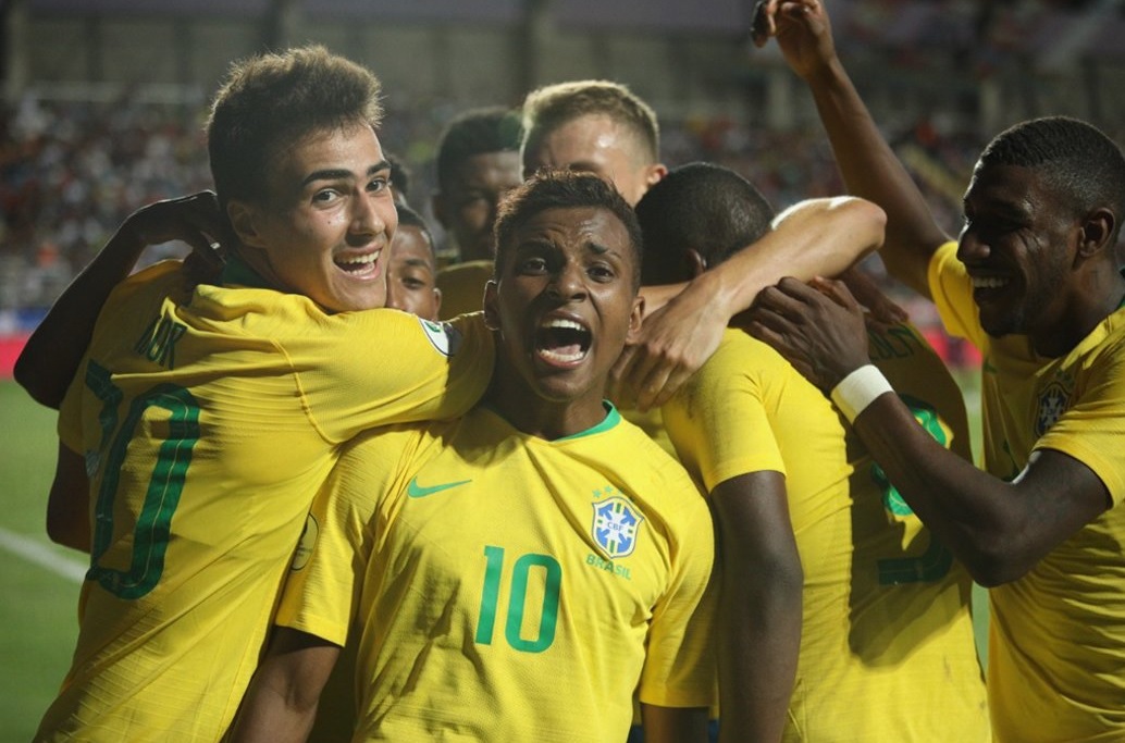 Com gols de Rodrygo, Brasil bate Venezuela pelo Sul-Americano Sub-20