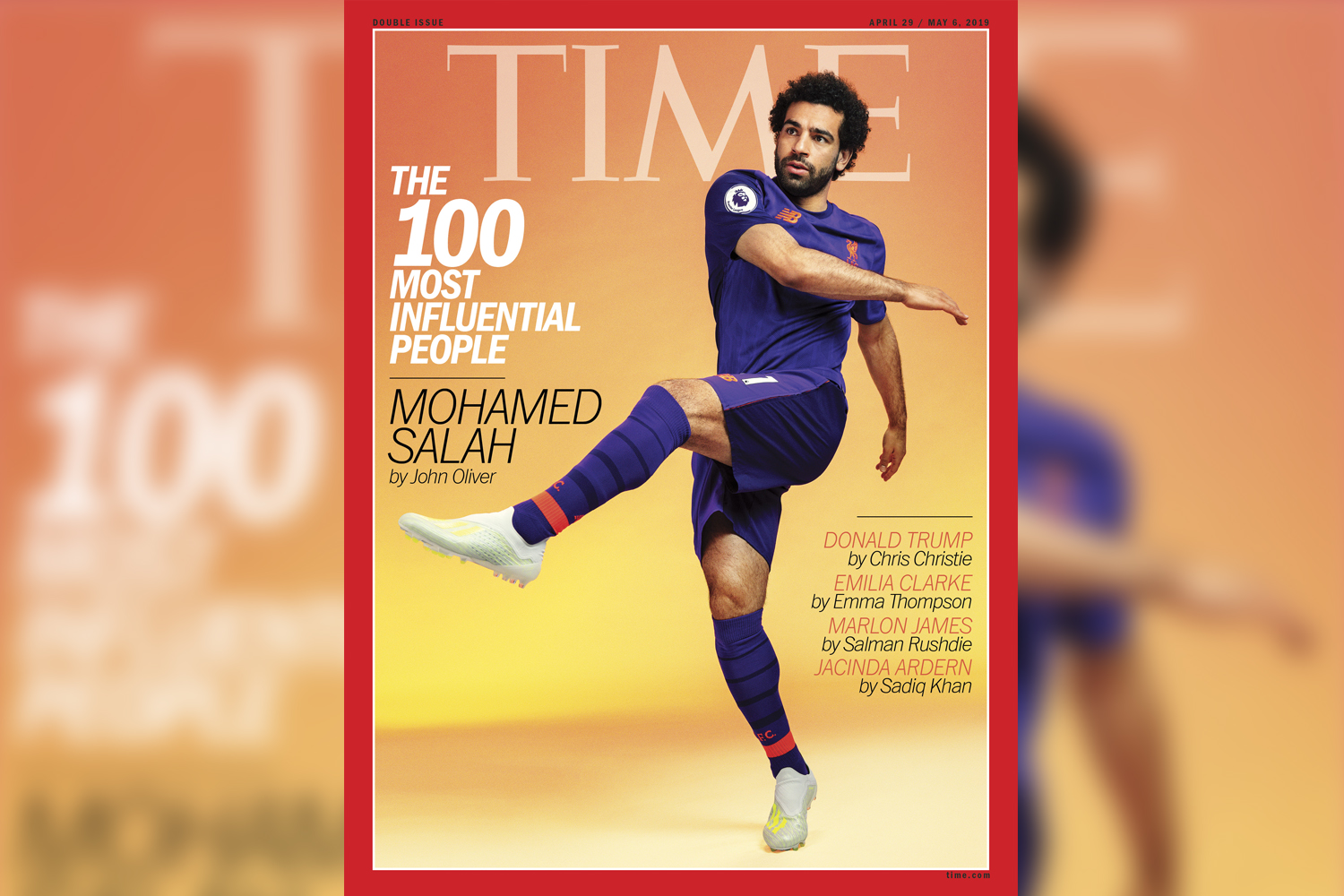 Jogador De Futebol Profissional Egípcio Mohamed Salah Foto