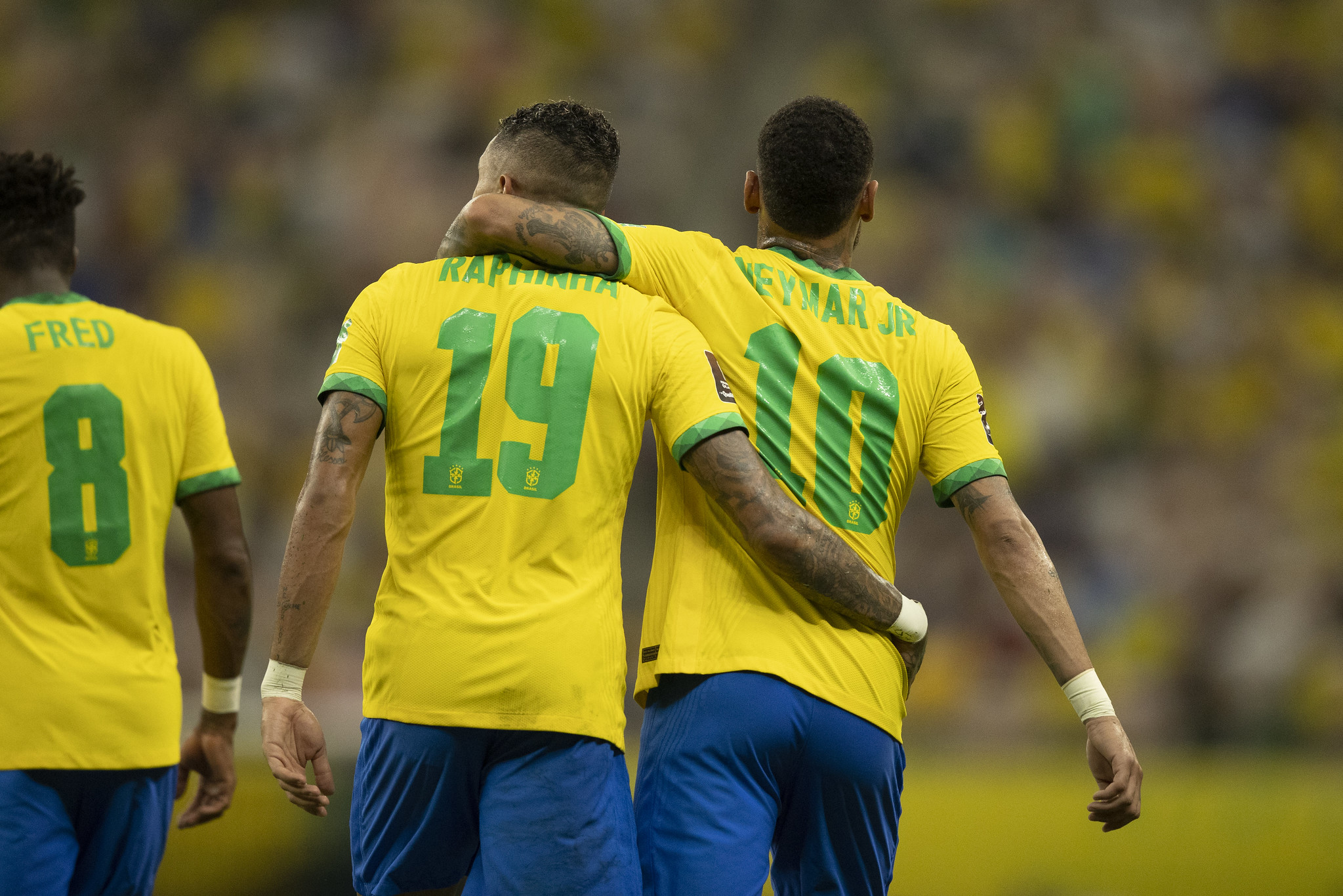 Raphinha e Neymar tiveram grande atuação diante dos uruguaios -