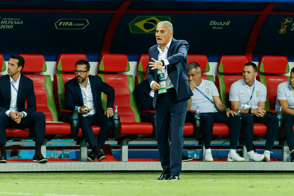 Tite foi eliminado pela Bélgica na Copa da Rússia, em 2018 -