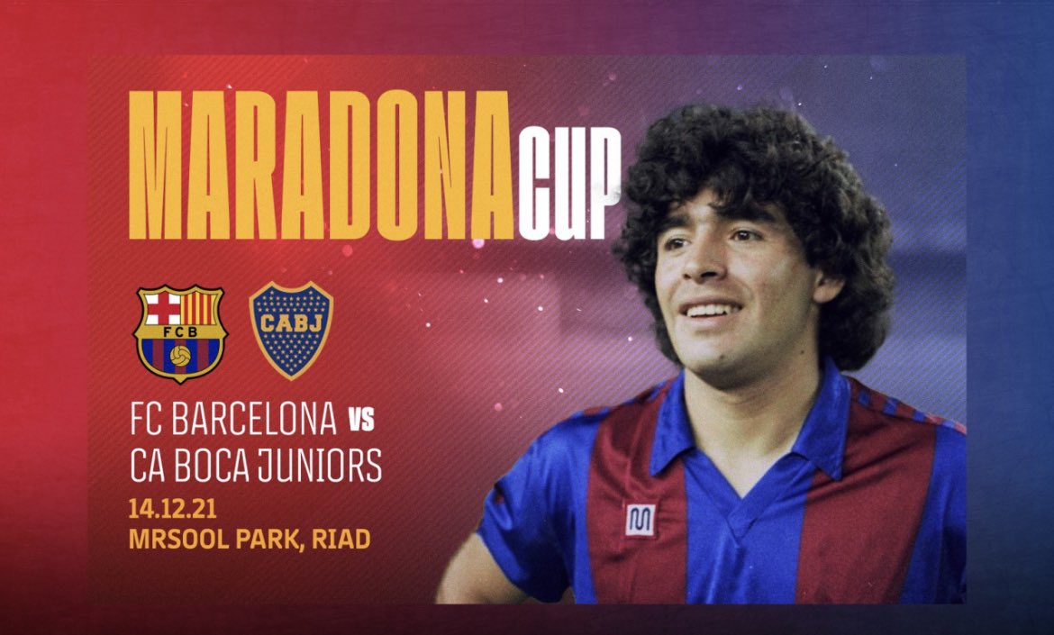 Boca Juniors e Barcelona jogarão amistoso em homenagem a Maradona