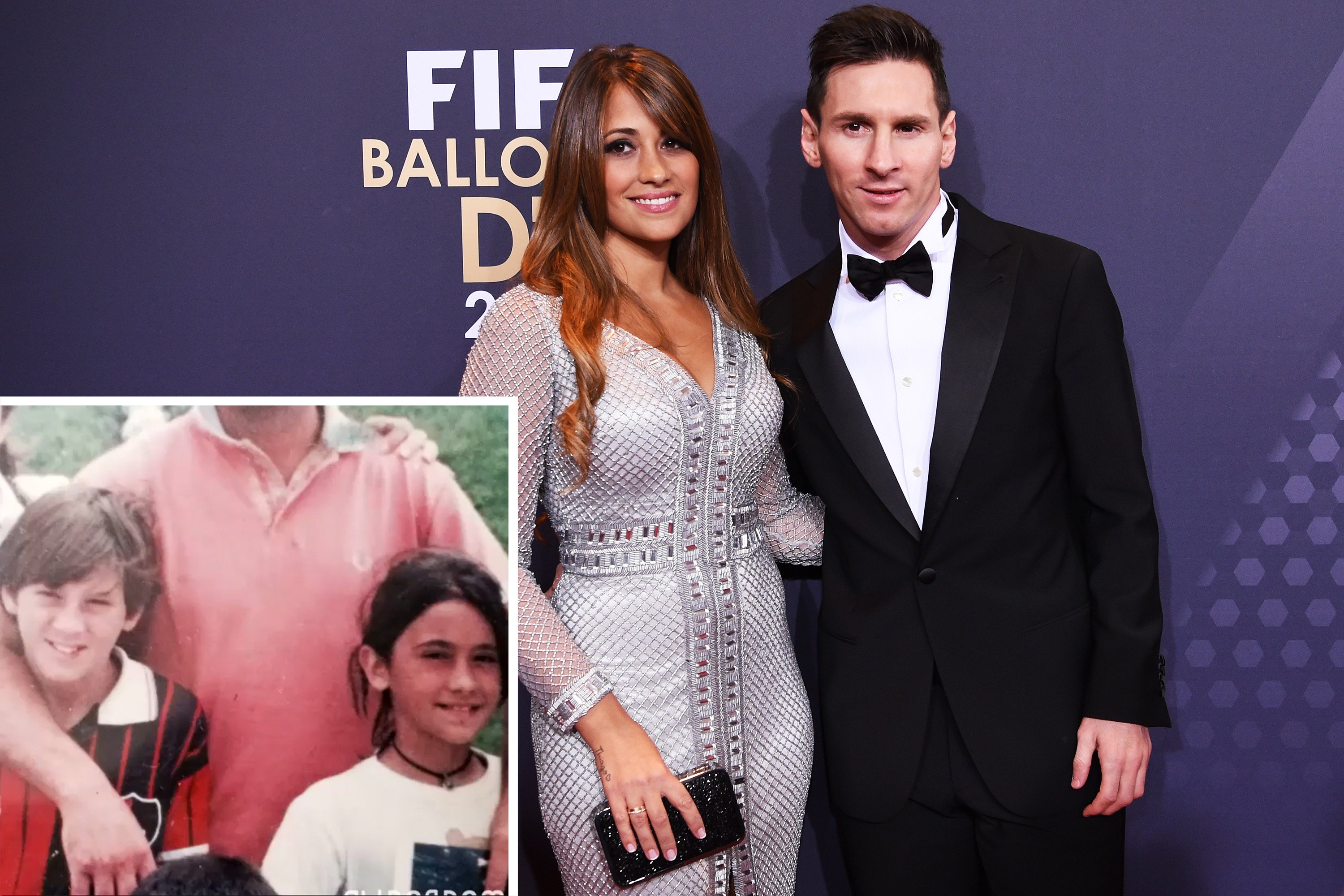 A história de amor entre Lionel Messi e Antonella Roccuzzo