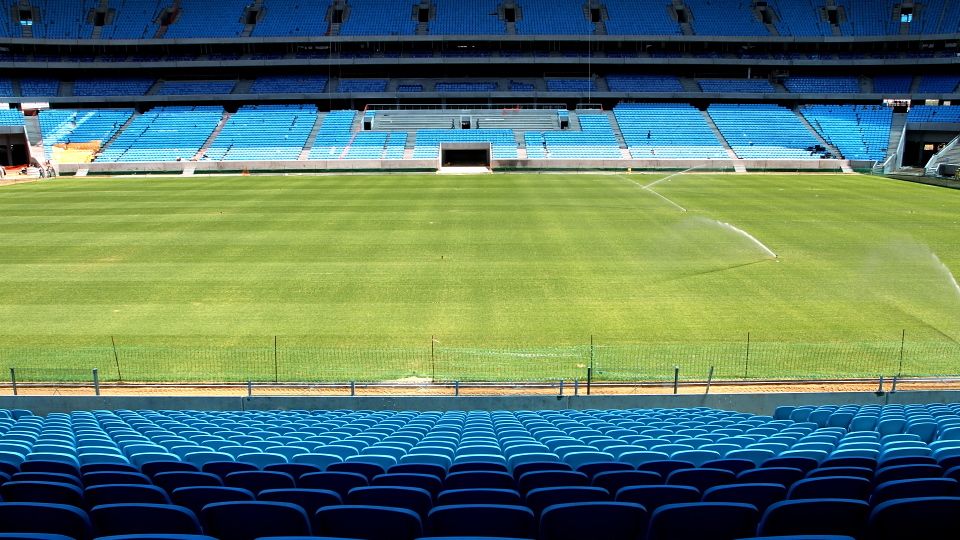 A nova Arena do Grêmio, em Porto Alegre