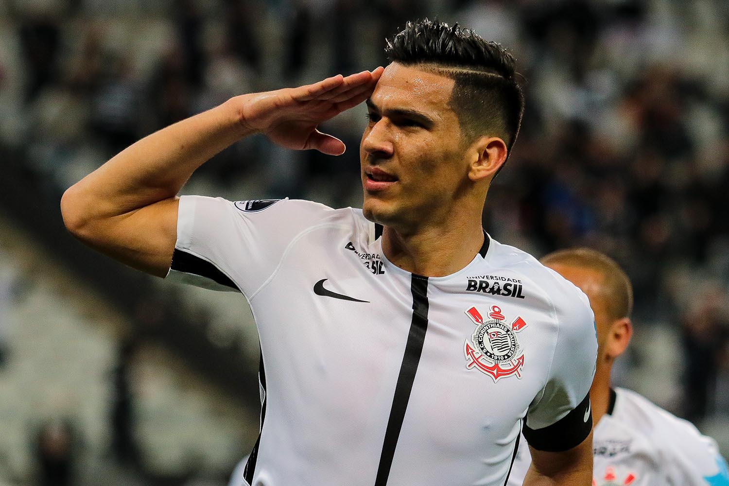 "General" Balbuena comemorava seus gols com uma continência