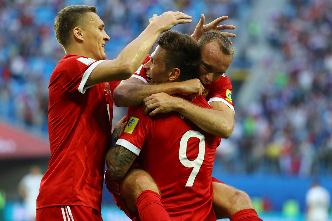 Rússia vence Nova Zelândia na abertura da Copa das Confederações
